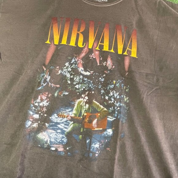 Nirvana Urban Outfitters T-Shirt Dress Oversized VTG Style One Size - Picture 2 of 4